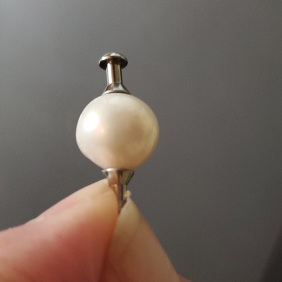 Real Freshwater Pearl Snap Charm With 2 Interchangeable Bands - Picture 5 of 5